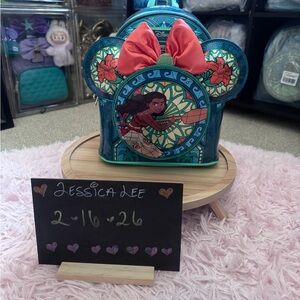Moana Stained Glass bag and ears set